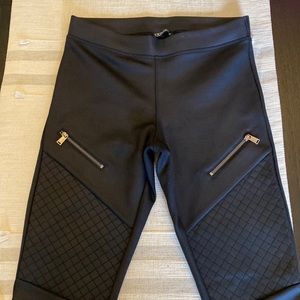 Express faux leather pants size xtra small color black